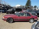 1991 FORD MUSTANG LX BURGUNDY 2.3L AT CPE F17006